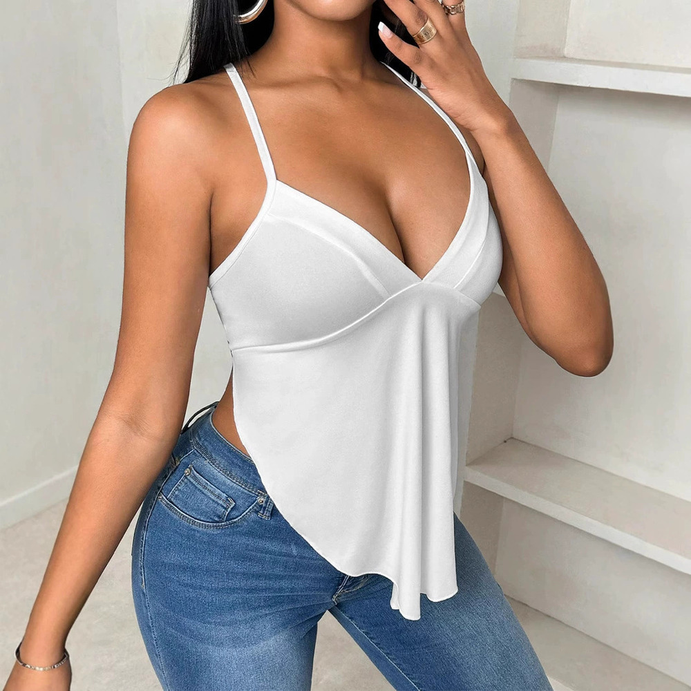 H&M Summer Spaghetti Strap Sexy Beach Camisole Tank Top for Women